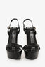 Dolce & Gabbana Black Patent Leather Platform Heels Size 39