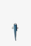 Hermes Blue Leather Kelly Pocket Compact Wallet