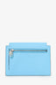 Hermes Blue Leather Kelly Pocket Compact Wallet