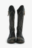 Golden Goose Brown Leather Contrast Stitch 'Wish Star' Cowboy Boots Size 38