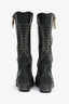 Golden Goose Brown Leather Contrast Stitch 'Wish Star' Cowboy Boots Size 38