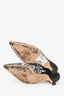 Christian Dior Black/White Fabric J'Adior Slingback Heels Size 36.5