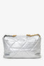 Pre-Loved Chanel™ Silver Leather Maxi 19 Flap