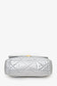 Pre-Loved Chanel™ Silver Leather Maxi 19 Flap