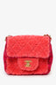 Pre-Loved Chanel™ Pink Shearling Mini Square Flap