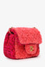 Pre-Loved Chanel™ Pink Shearling Mini Square Flap