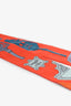 Hermès Orange/Blue Silk Twilly