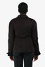 Pre-Loved Chanel™ Brown Cashmere Utility Jacket Size 42