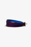 Hermès Purple Leather Double Tour Behapi Bracelet
