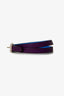 Hermès Purple Leather Double Tour Behapi Bracelet