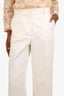 Weekend Max Mara White Wide-Leg Pants Size 6