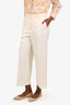 Weekend Max Mara White Wide-Leg Pants Size 6
