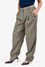 3.1 Phillip Lim Grey/Blue Plaid Pleated Pants Size 4