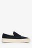The Row Navy Cotton White Rubber 'Dean' Sneakers Size 37