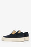 The Row Navy Cotton White Rubber 'Dean' Sneakers Size 37