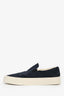 The Row Navy Cotton White Rubber 'Dean' Sneakers Size 37