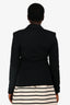The Row Black Wool Single Breasted Blazer Size 8