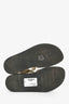 The Row White Leather Black Soled Fisherman Sandals Size 36