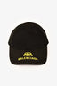 Balenciaga Black Yellow Logo Baseball Hat