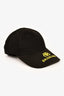 Balenciaga Black Yellow Logo Baseball Hat