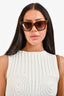 Tom Ford Brown Tortoiseshell 'Tracy' Sunglasses