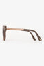 Tom Ford Brown Tortoiseshell 'Tracy' Sunglasses