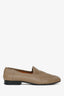 The Row Khaki Green Leather Loafer Size 38