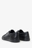 Saint Laurent Black Leather Logo Sneakers Size 43 Mens