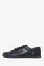 Saint Laurent Black Leather Logo Sneakers Size 43 Mens