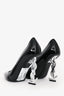 Saint Laurent Black Patent Leather Opyum Heels Size 36.5