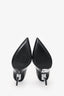 Saint Laurent Black Patent Leather Opyum Heels Size 36.5
