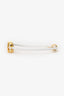 Louis Vuitton White Leather Monogram LV Crew Bracelet