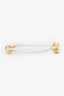 Louis Vuitton White Leather Monogram LV Crew Bracelet