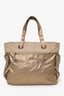 Pre-Loved Chanel™ 2006/08 Gold Leather Paris Biarritz Tote Bag