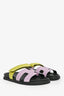 Hermès Purple/Green Leather Sandals Size 38