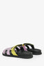 Hermès Purple/Green Leather Sandals Size 38