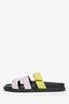 Hermès Purple/Green Leather Sandals Size 38