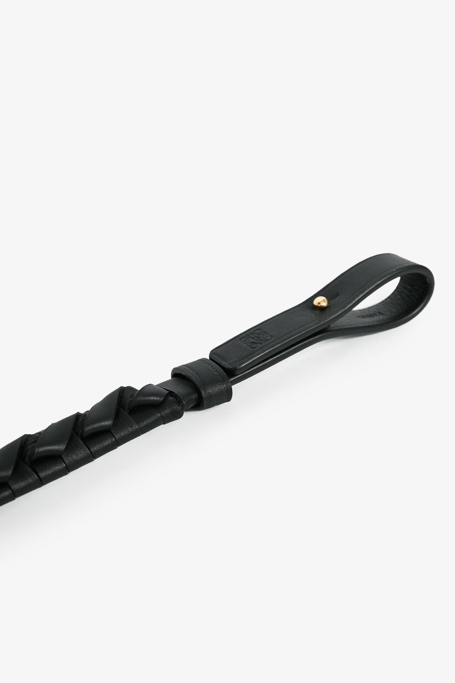 Loewe Black Leather Short Bag Strap – Mine & Yours