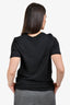 Maje Black V-Neck 3/4 Sleeve Top Size 1