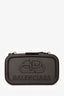 Balenciaga Black Plastic/Leather Logo Mini 'Lunchbox' Bag