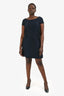 Prada Navy S/S Midi Dress Size 46