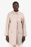 Burberry Light Pink Short Trench Coat Size 6