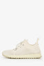Jimmy Choo White Crochet Knit Sneakers Size 36.5