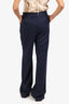 Favorite Daughter Navy Pinstripe Trousers Size 6