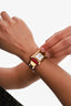 Hermes Red Leather 'Medor' Watch