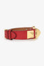 Hermes Red Leather 'Medor' Watch