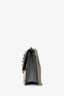 Valentino Grey Floral Leather Rockstud Chain Shoulder Bag