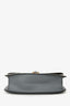 Valentino Grey Floral Leather Rockstud Chain Shoulder Bag