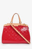 Louis Vuitton 2012 Magenta Vernis Monogram Brea MM Top Handle with Strap