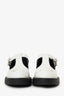 Prada White Leather Mary Jane Shoes Size 37.5